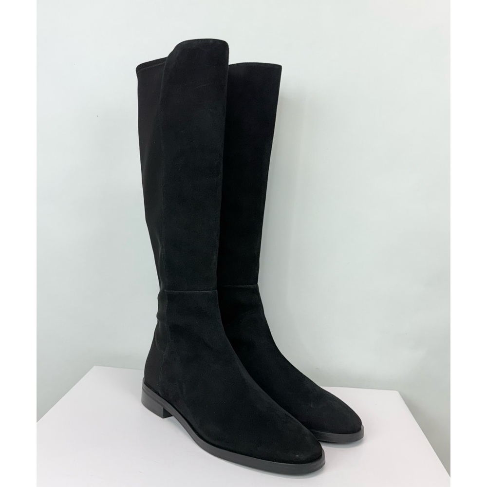 New Stuart Weitzman Greer City Knee High Boot Black Sz 11.5 - Picture 2 of 13